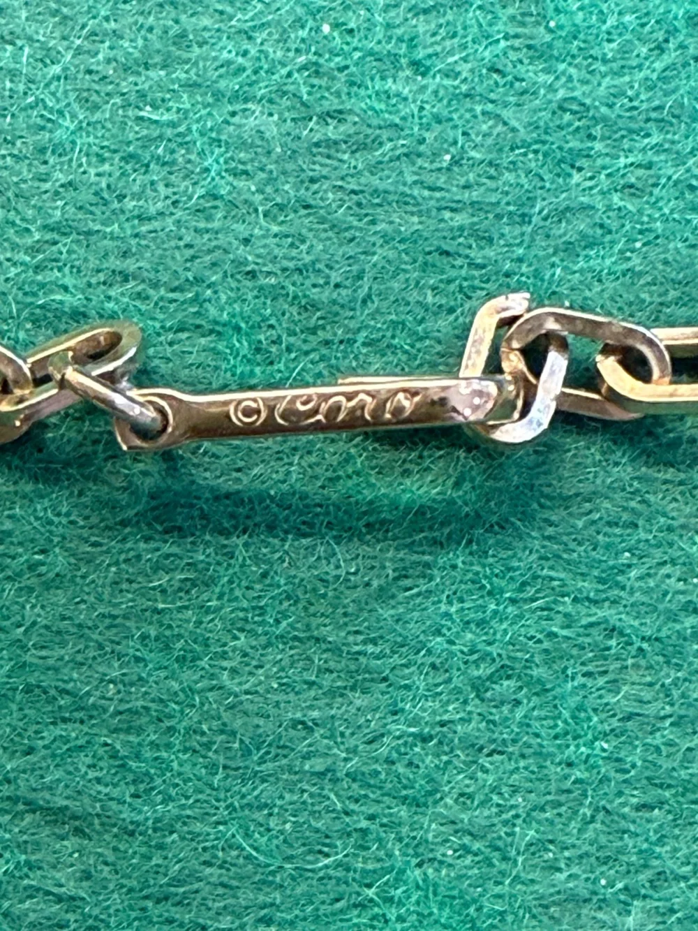 Vintage Coro Gold Tone Rhinestone Swirl Choker Necklace | Signed - Picture 7 of 7